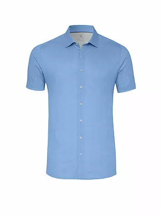 DESOTO | Chemise en jersey coupe slim | blau